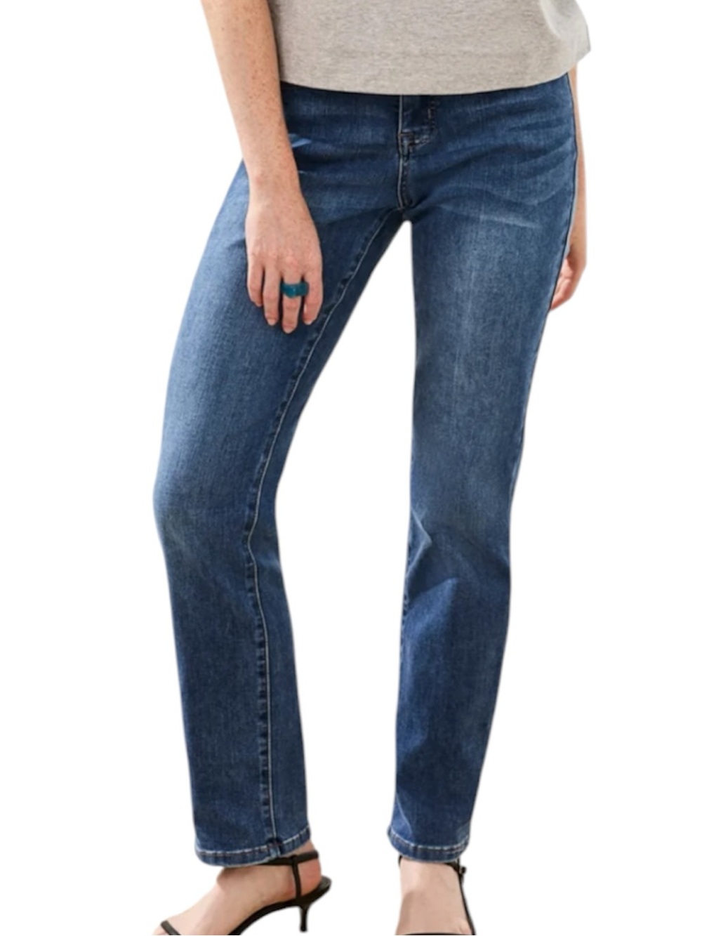 Tribal Sophia Curvy Straight Jeans 12P